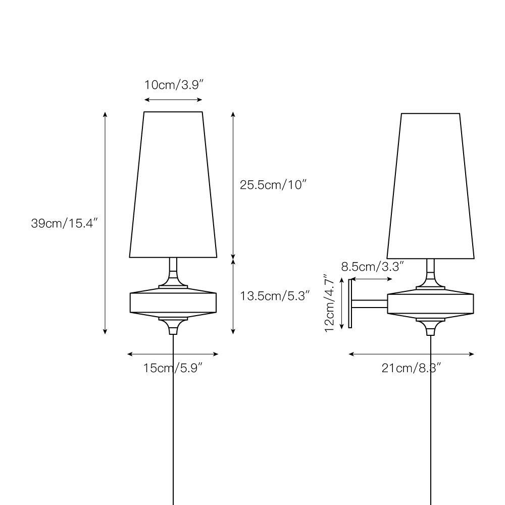 Arum Cone Wall Light