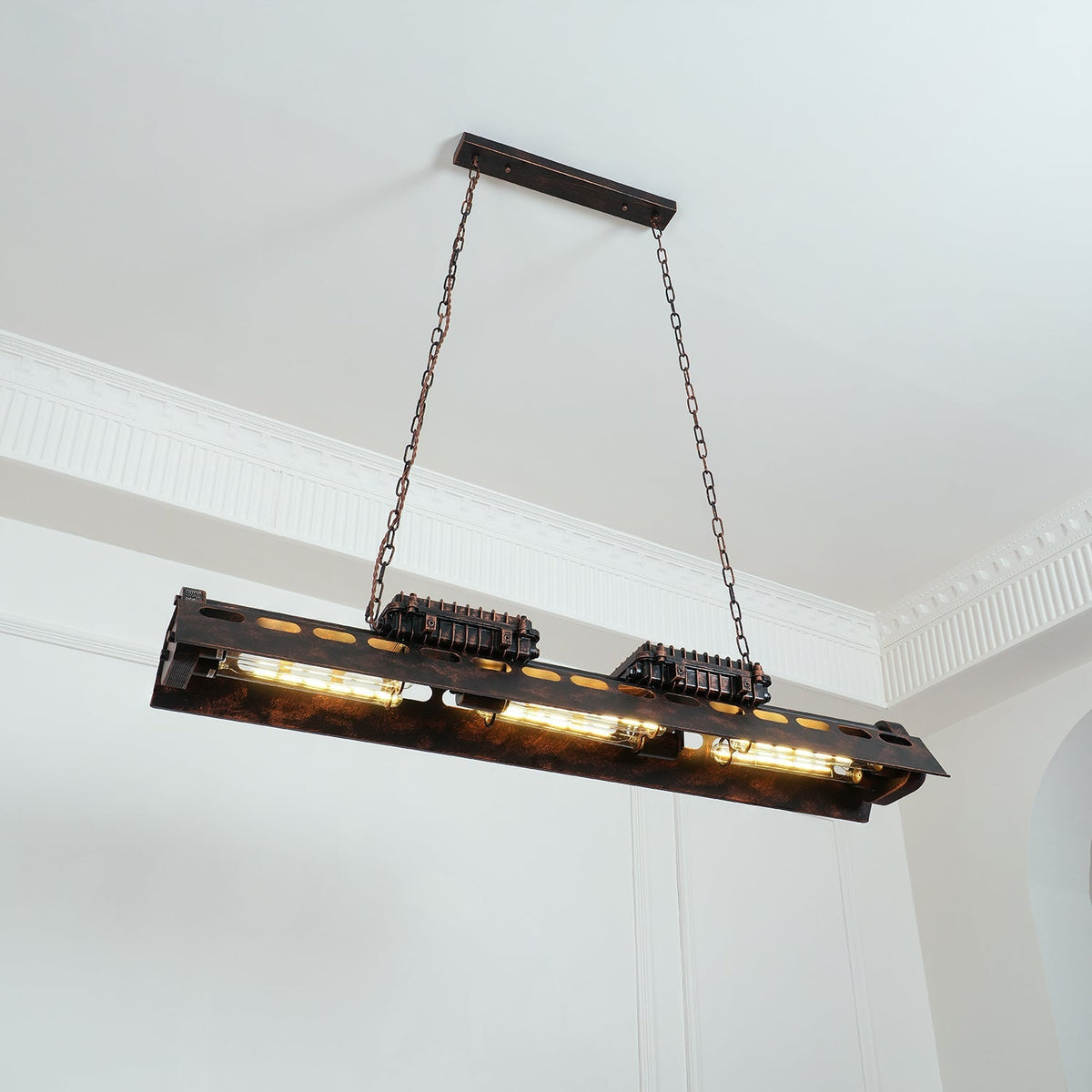 Industrial Steampunk Chandelier – detail 8