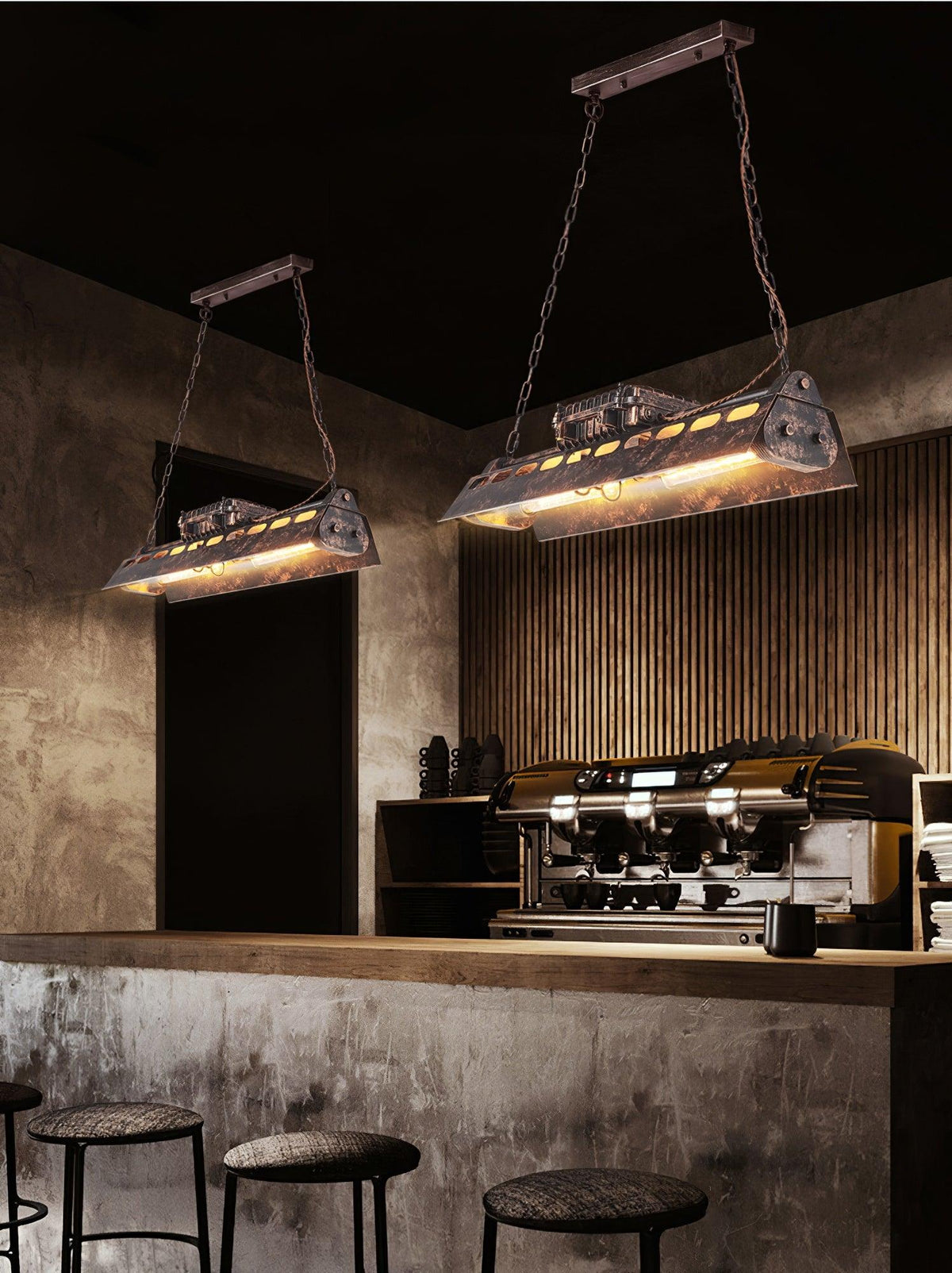 Industrial Steampunk Chandelier – detail 34