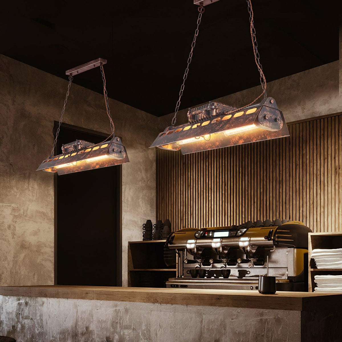 Industrial Steampunk Chandelier – detail 20