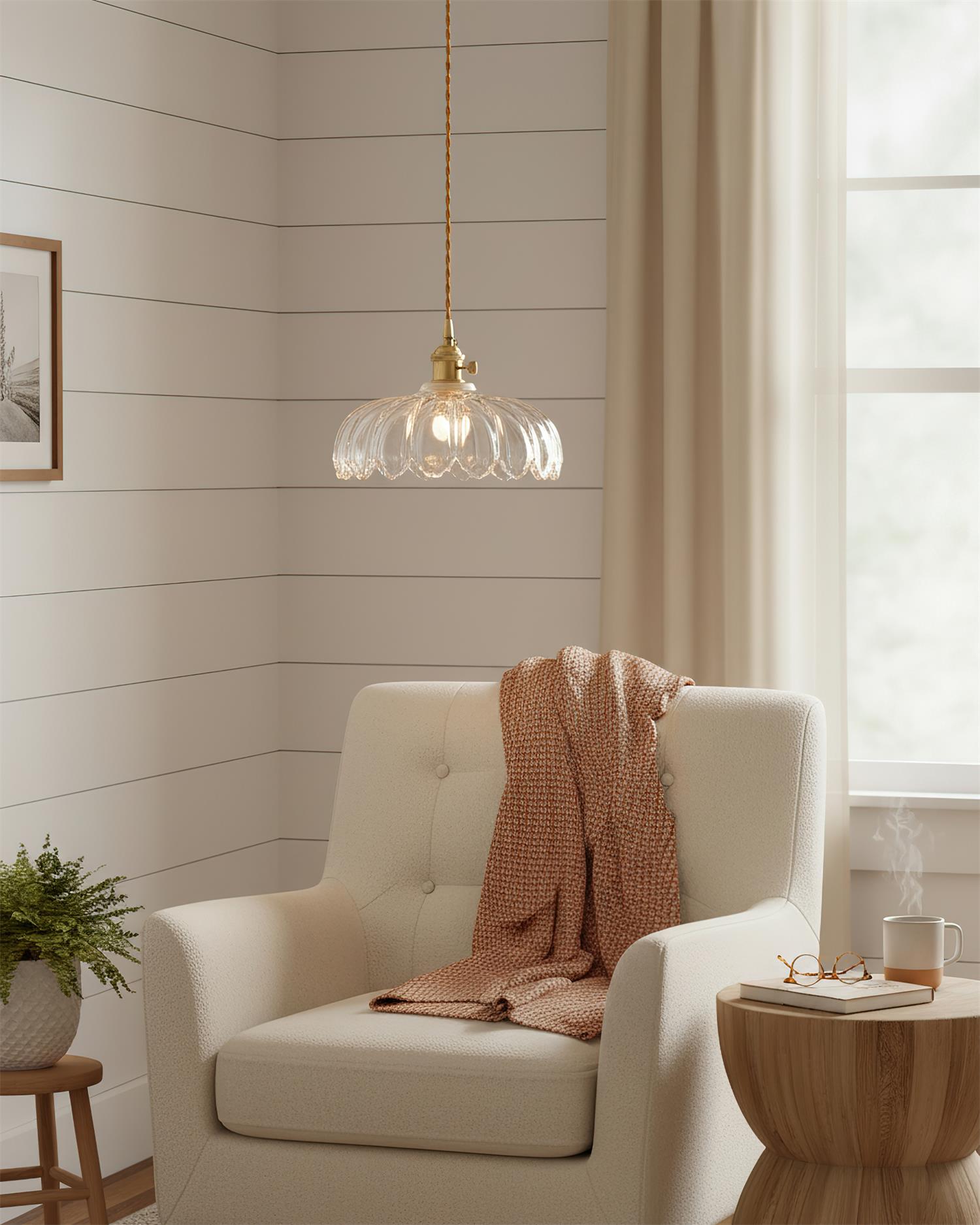 Yarain Floral Pendant Light
