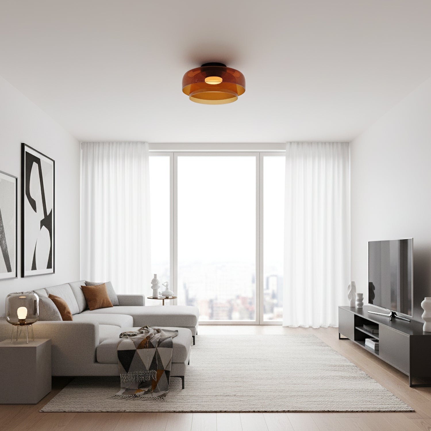 Alweller Round Ceiling Light