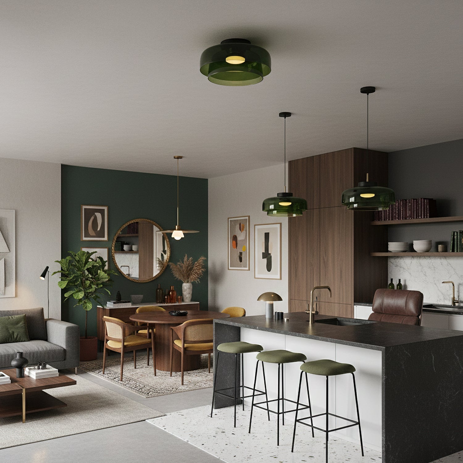 Alweller Round Ceiling Light