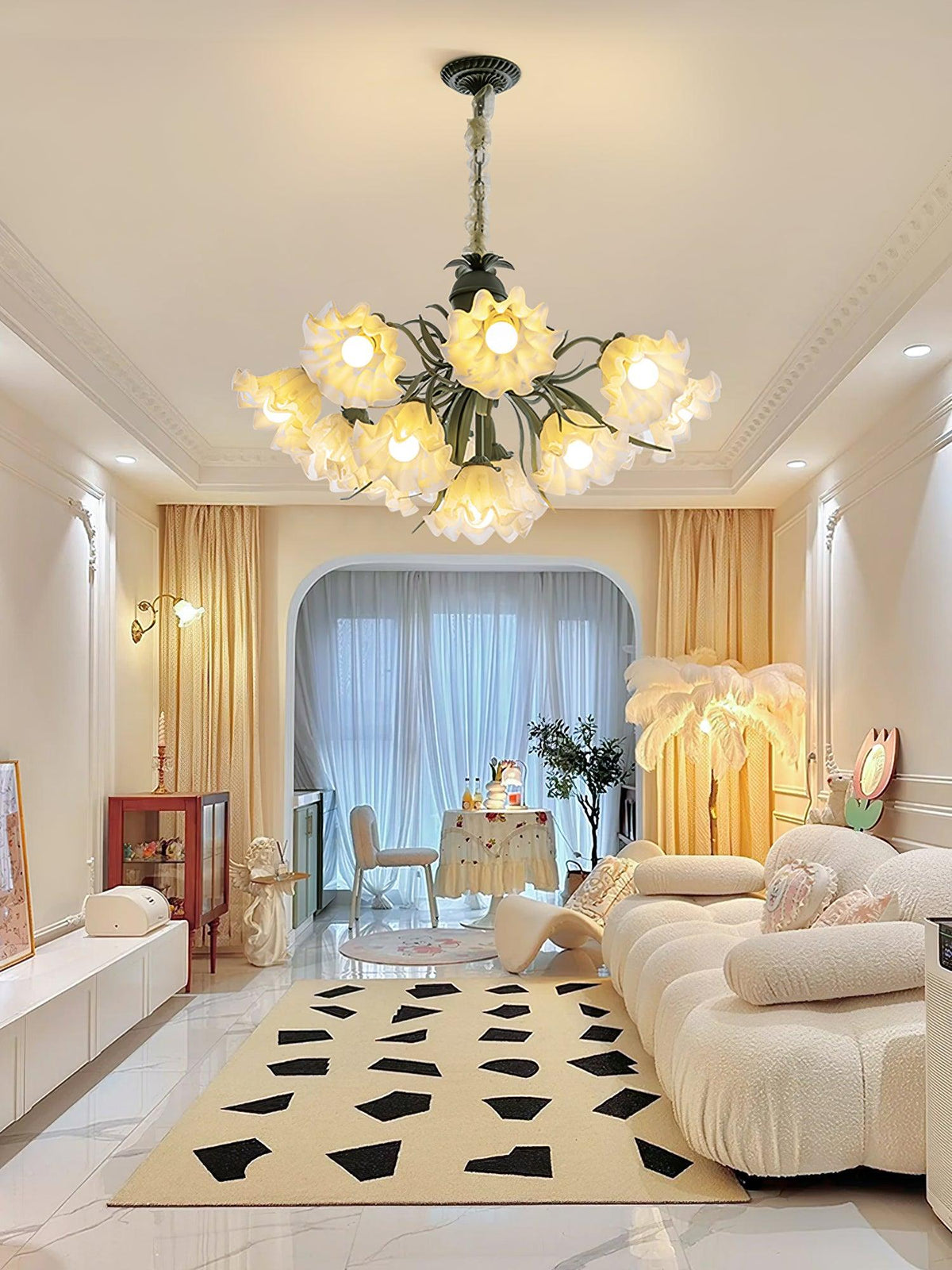 Lily of the Valley Flower Chandelier – detail 34
