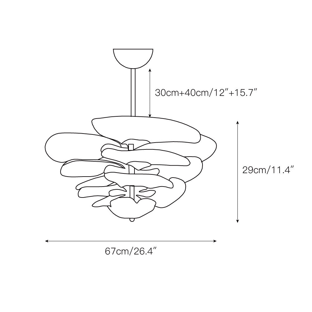 Kirora Layered Chandelier
