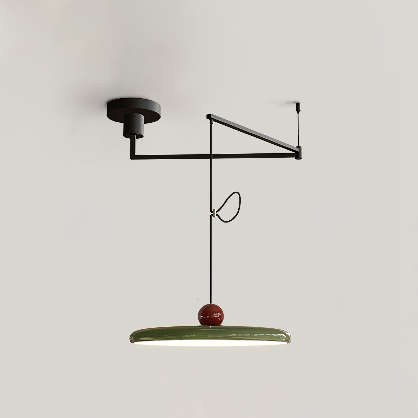 Rovele Swing Arm Pendant Light