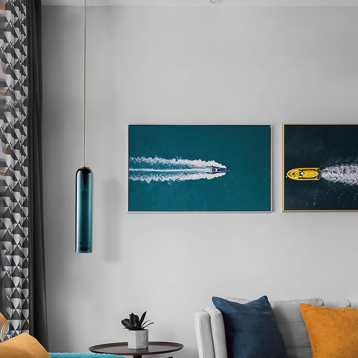Long Tube Glass Pendant Light – detail 33