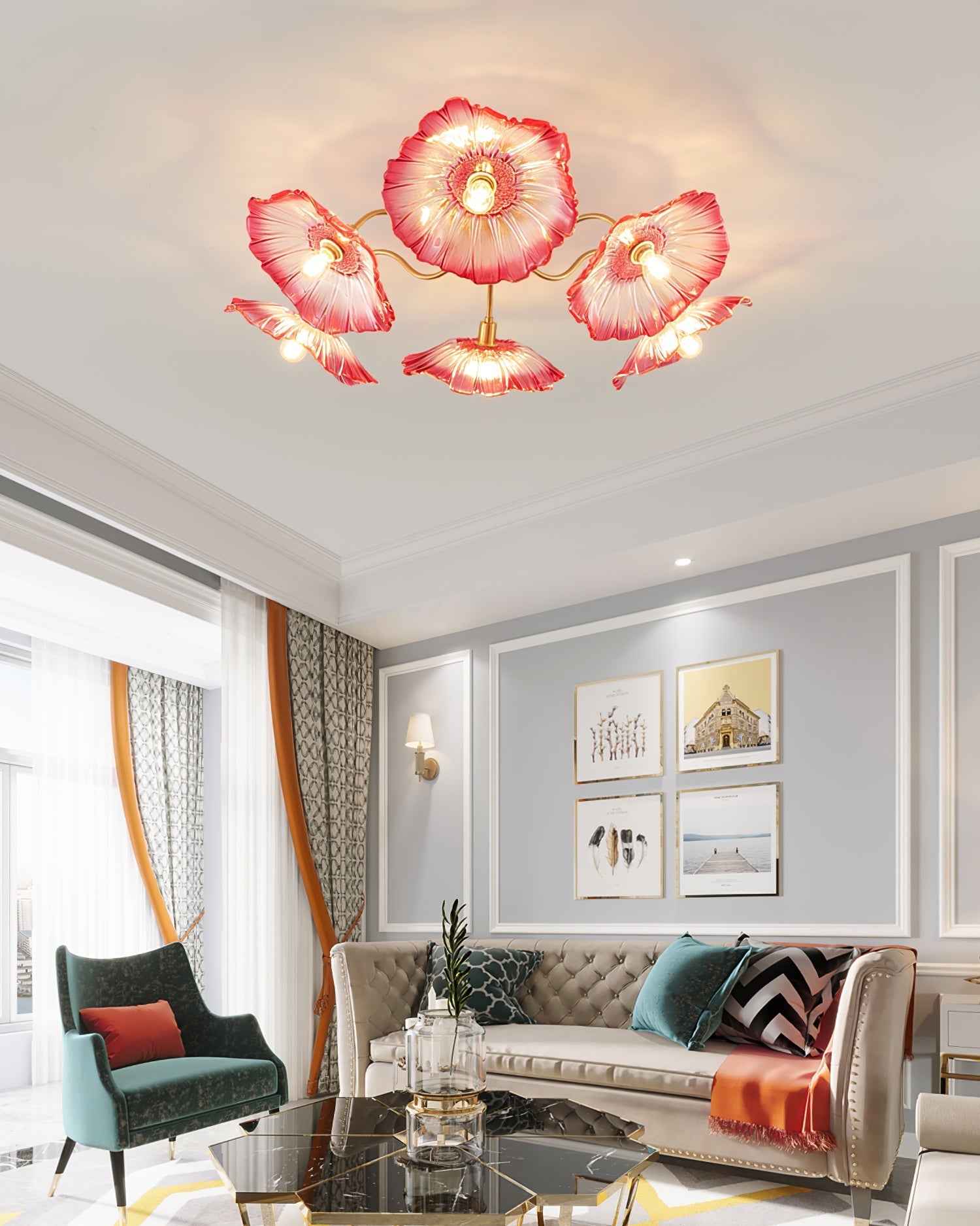 Jorcor Leaf Ceiling Light