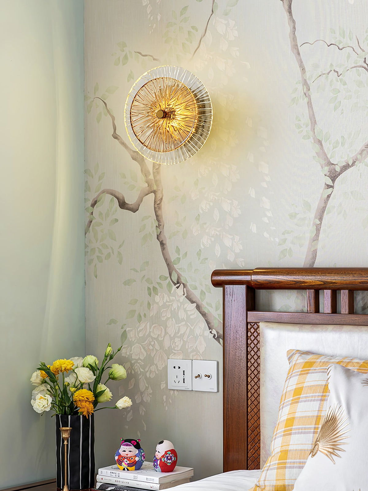 Lotus Leaves Wall Lamp – detail 9