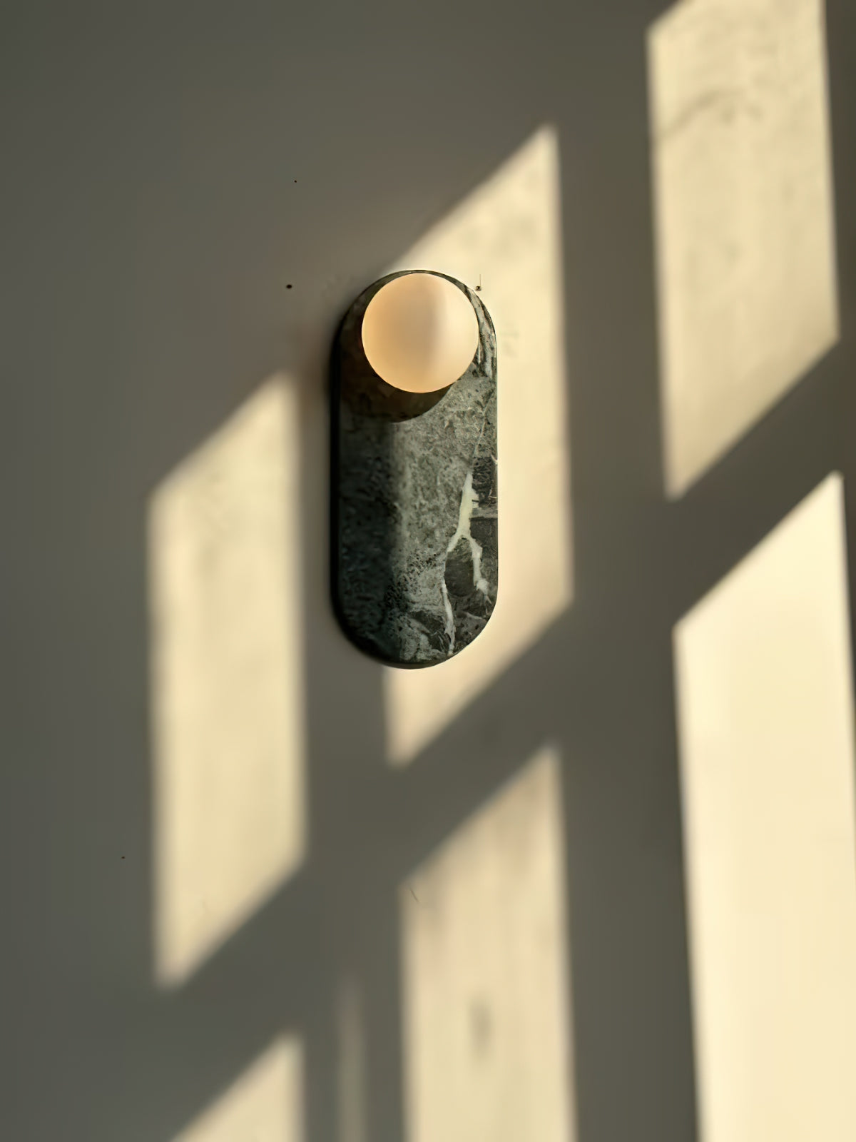 Solelon Oval Marble Wall Light