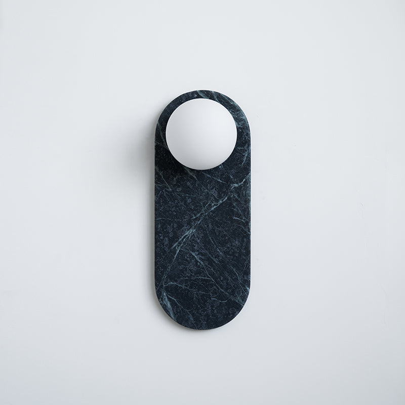 Solelon Oval Marble Wall Light