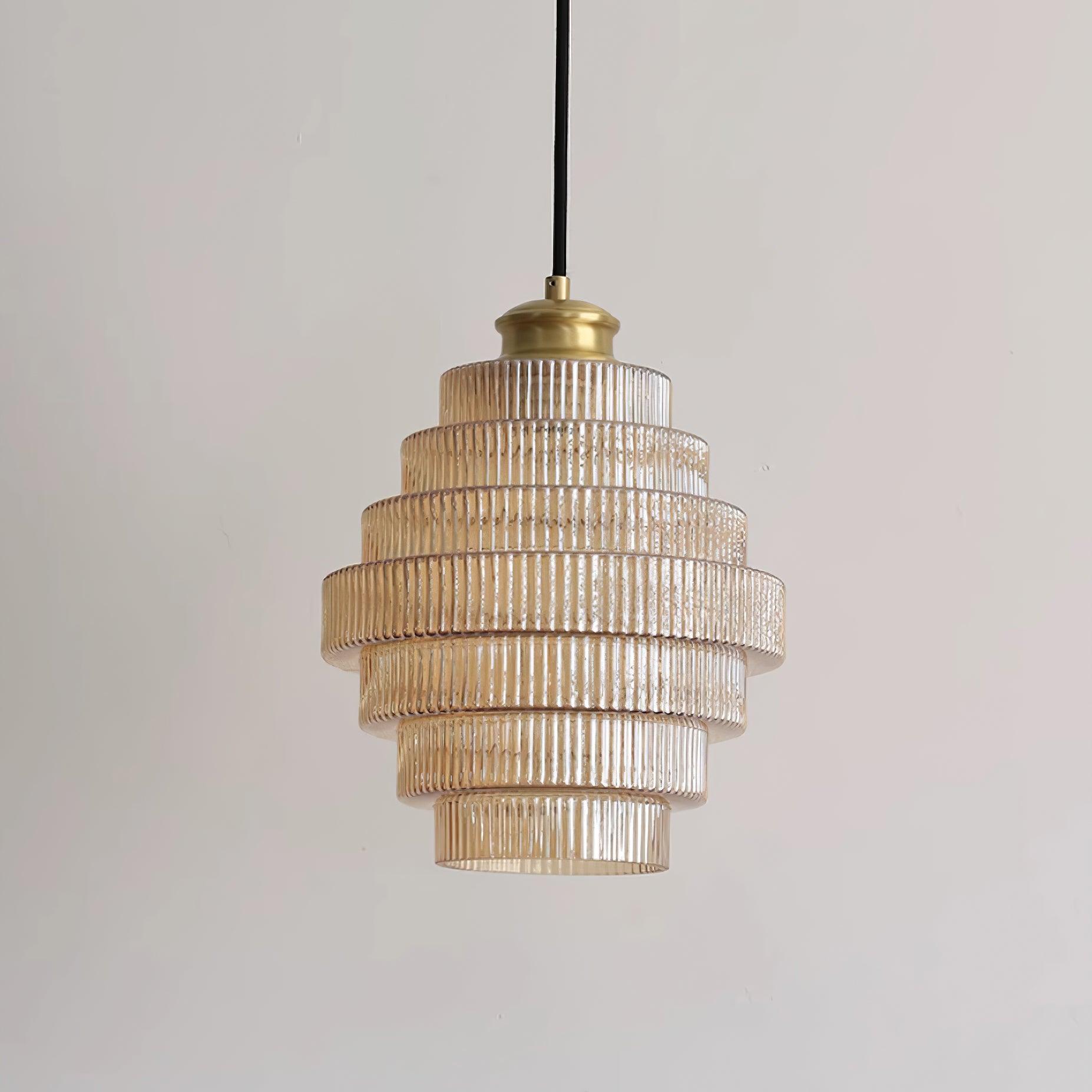 Coran Ribbed Pendant Light