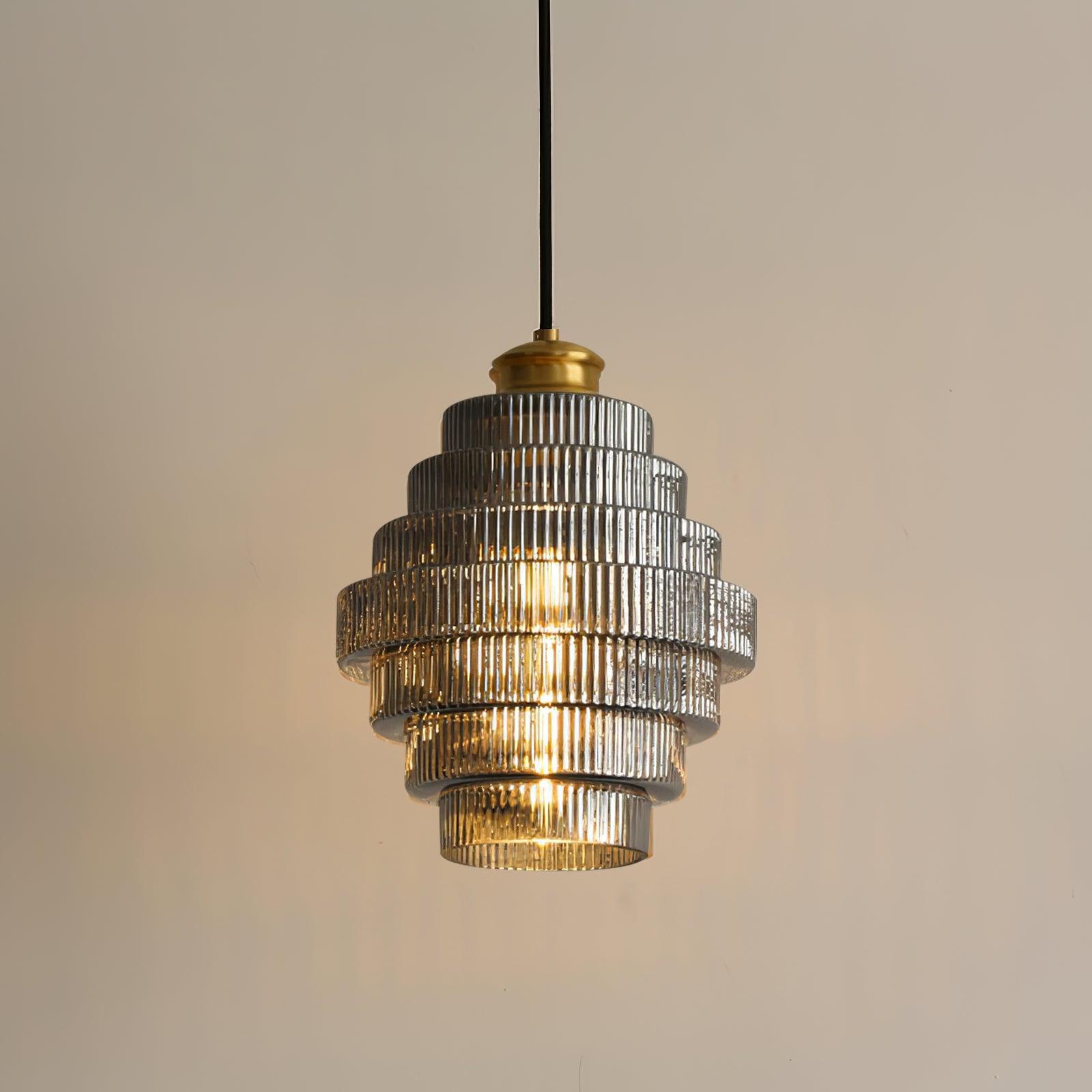 Coran Ribbed Pendant Light