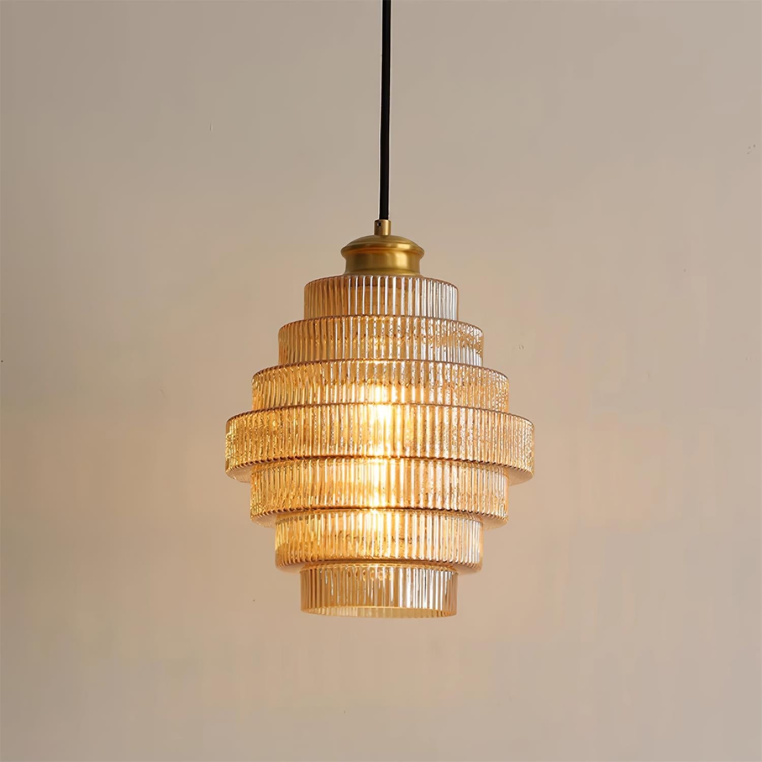 Wiolan Ribbed Pendant Light