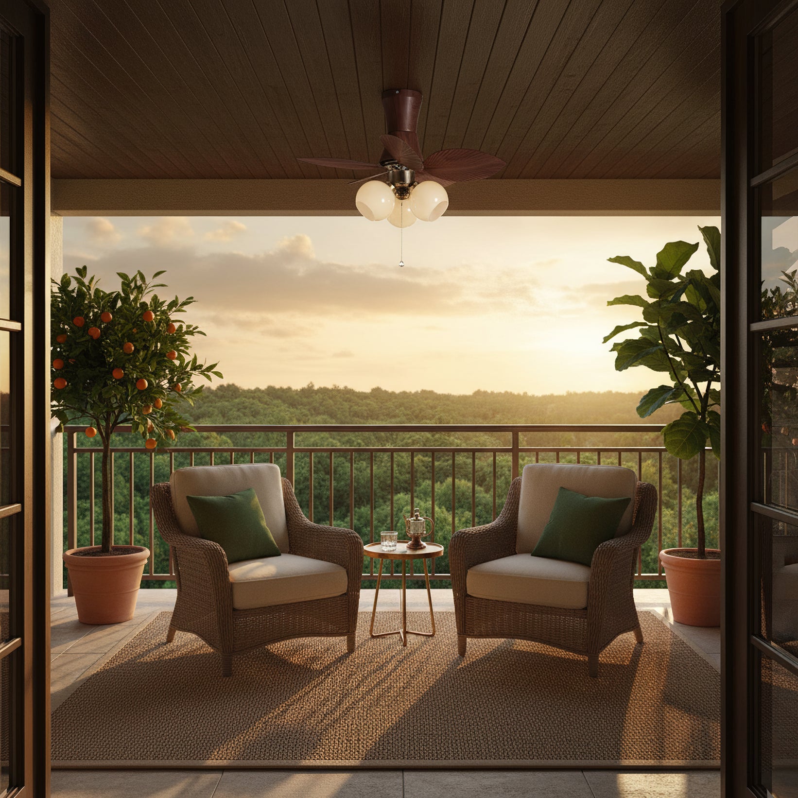 Koalan Ceiling Fan Light
