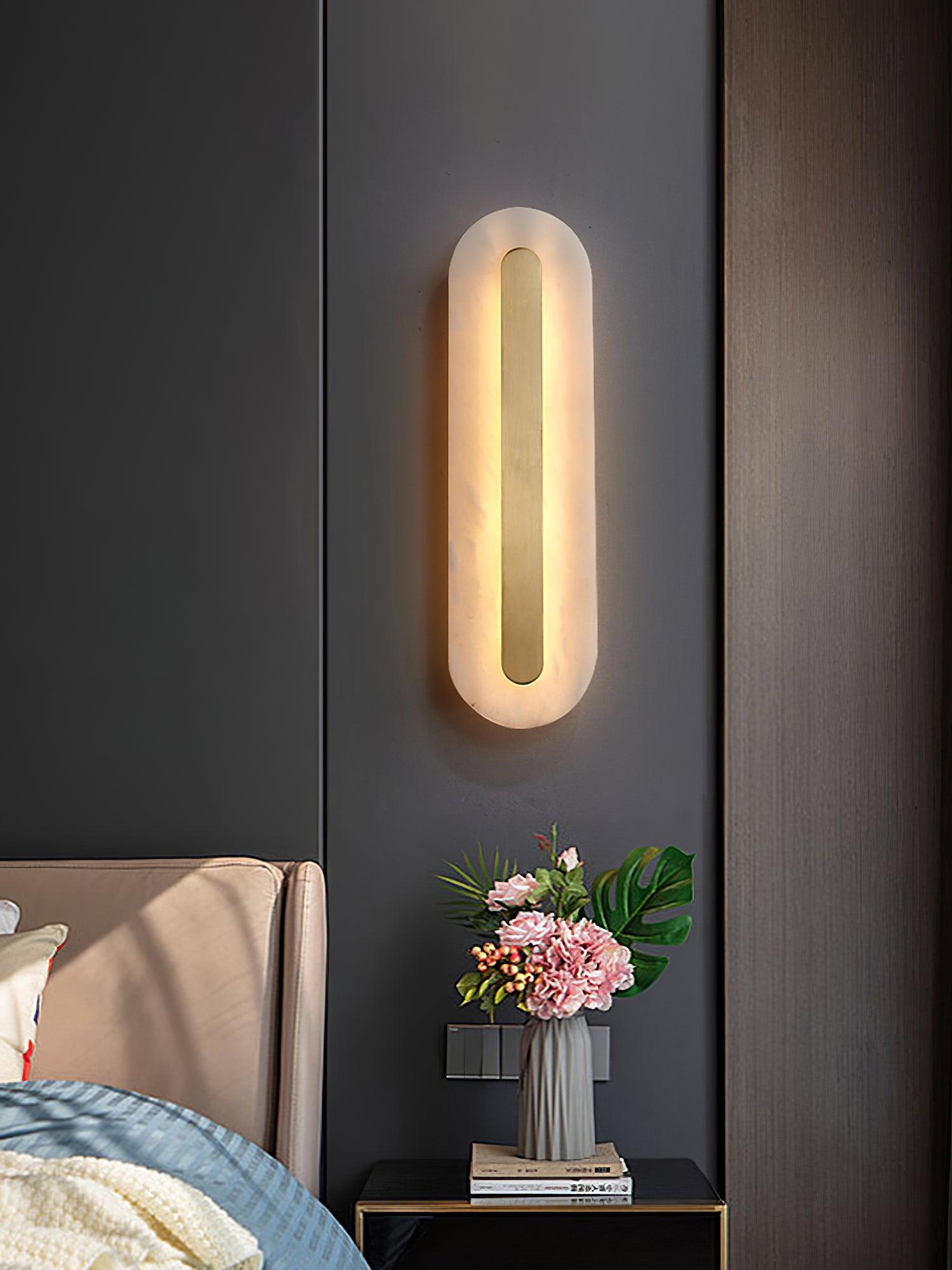 Avias Alabaster Wall Light