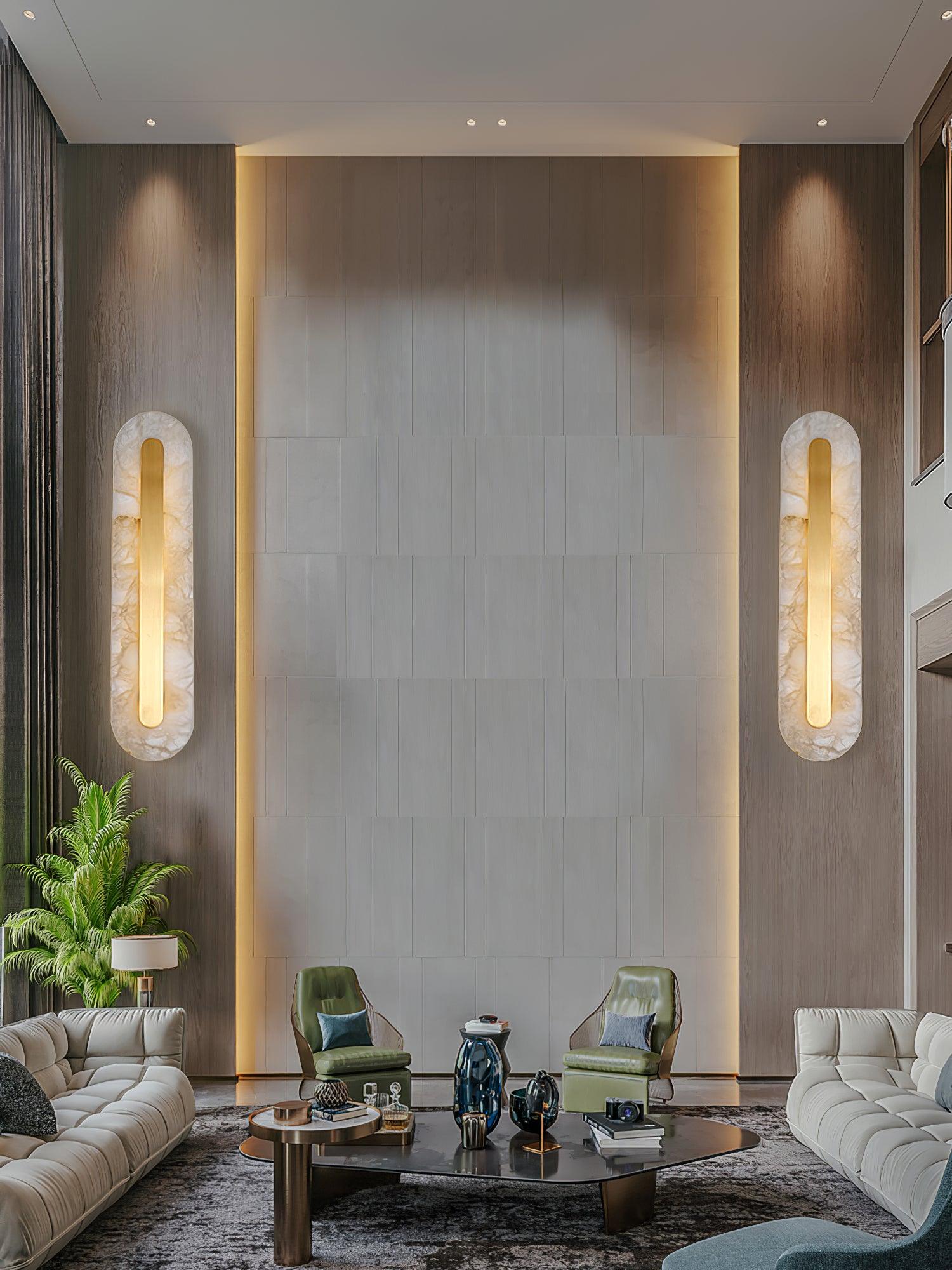 Avias Alabaster Wall Light