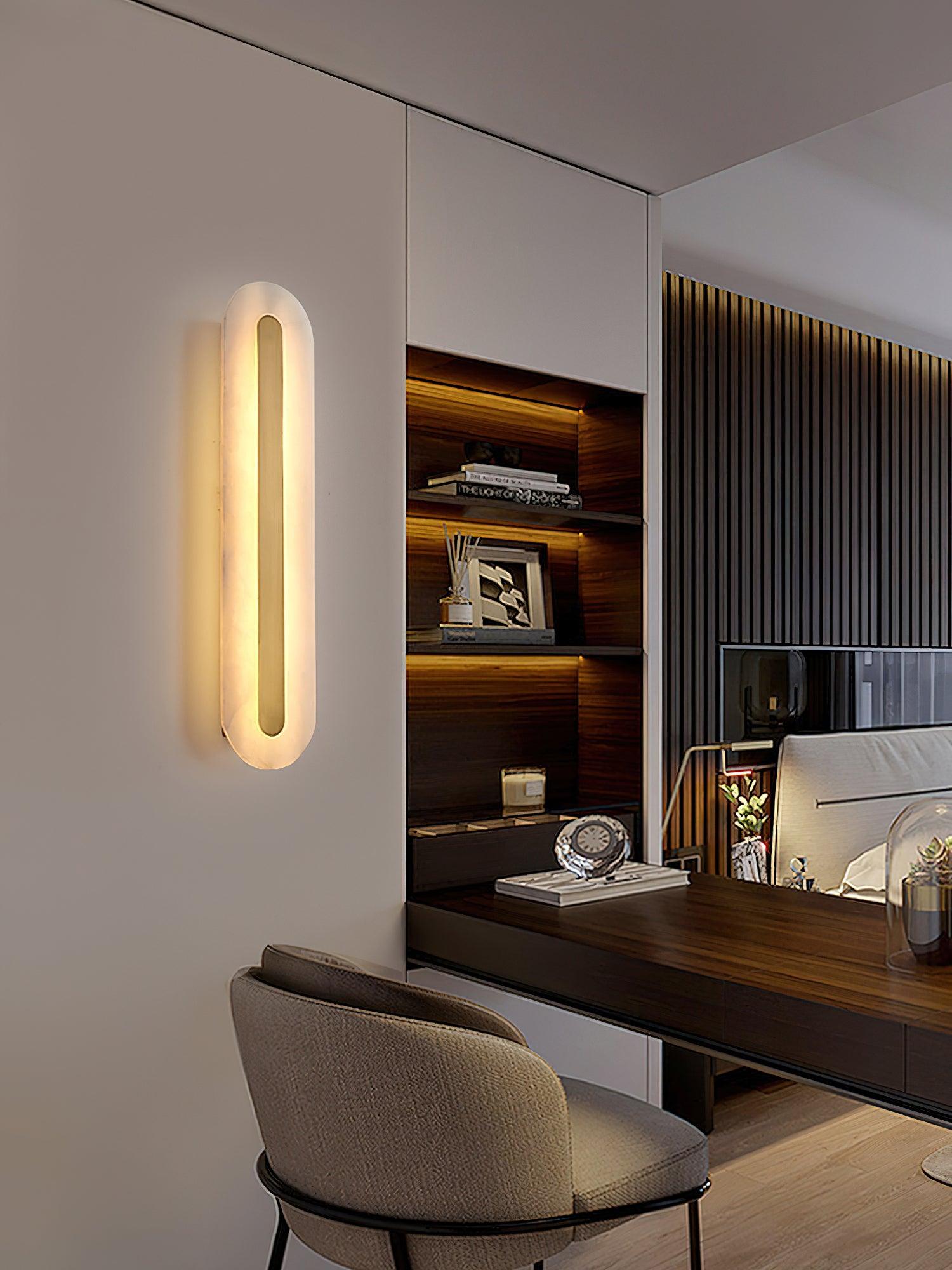 Avias Alabaster Wall Light