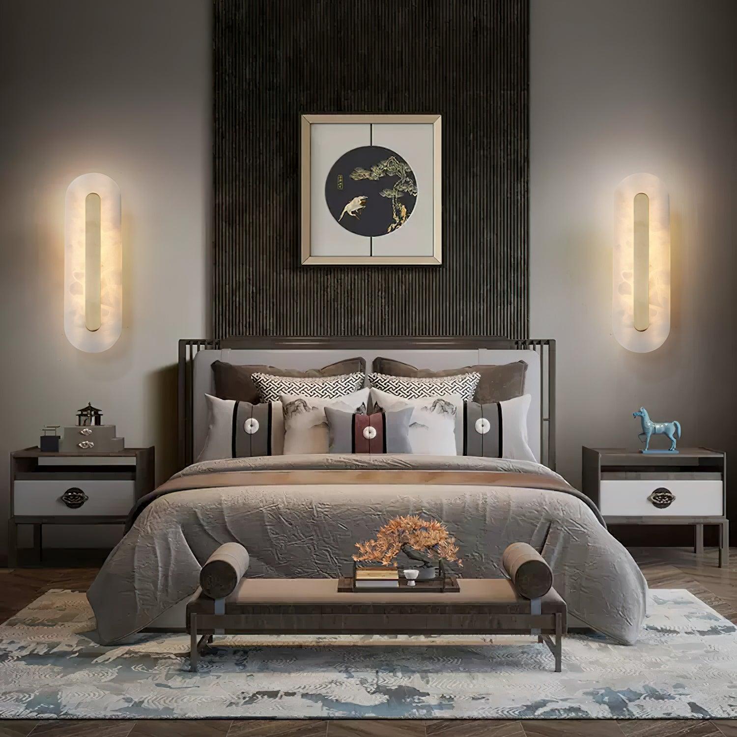 Avias Alabaster Wall Light