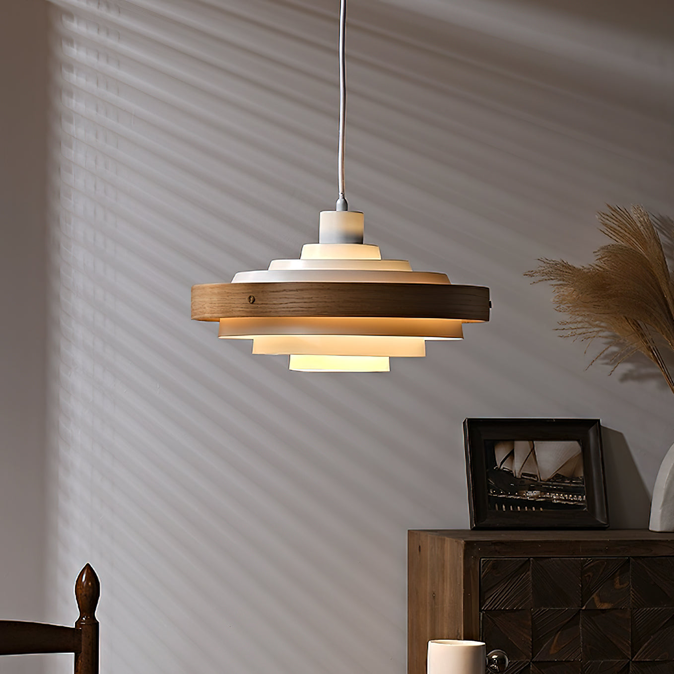 Reefiabay Drum Pendant Light
