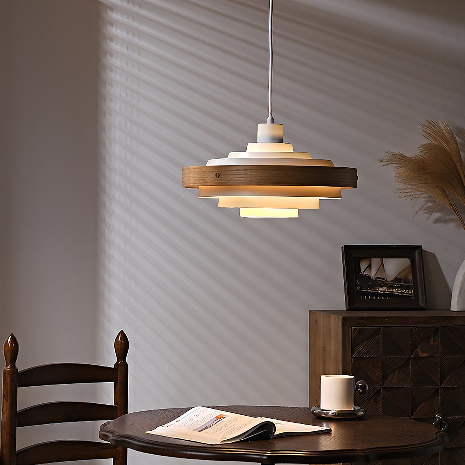 Reefiabay Drum Pendant Light