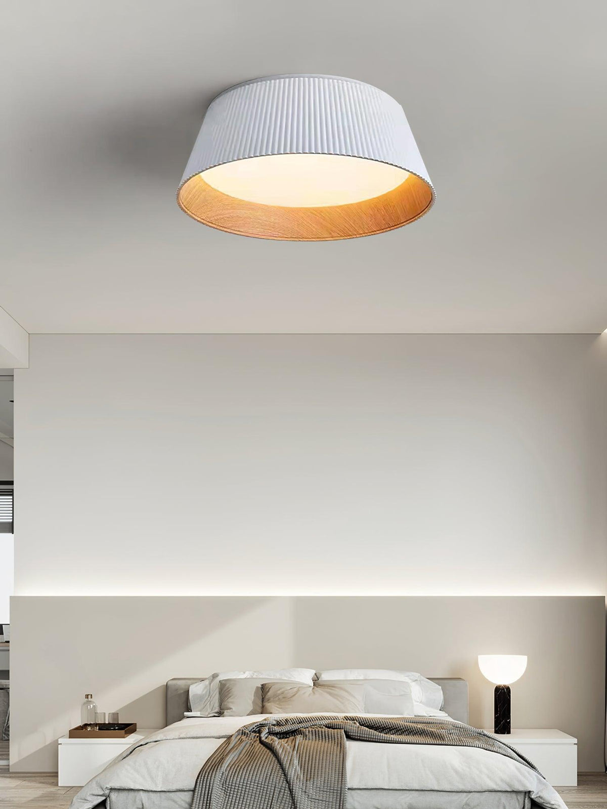 Modern Ribbed Ceiling Light – detail 27