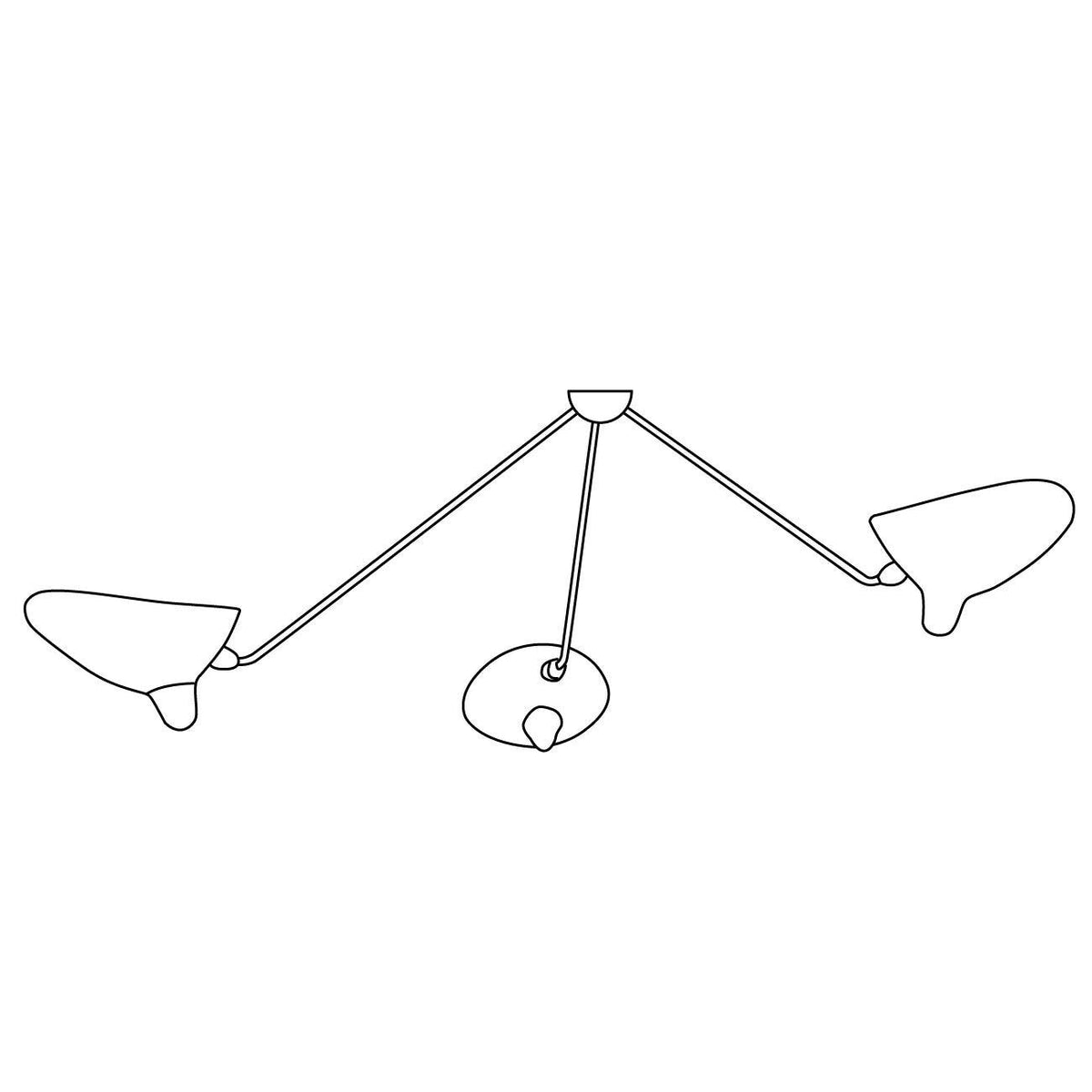 Multi-Arm Spider Ceiling Lamp B – detail 27