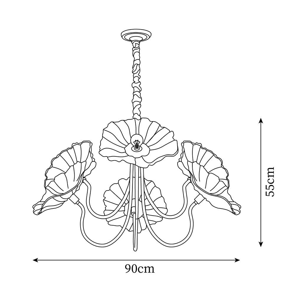 Rioar Floral Chandelier