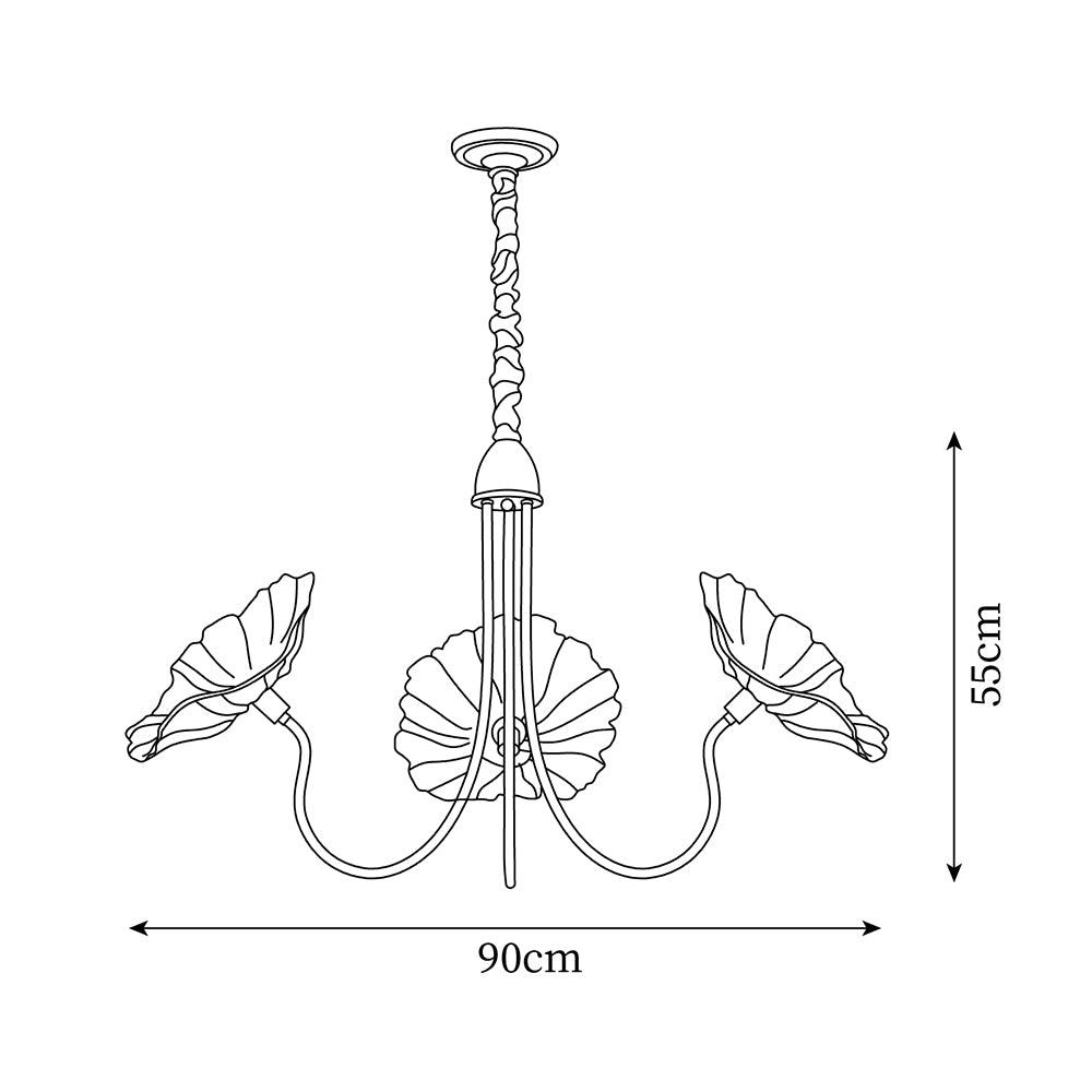 Rioar Floral Chandelier