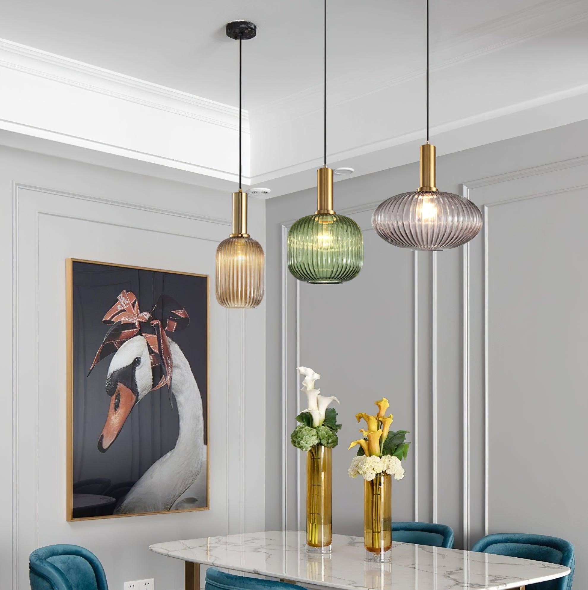 Sagemarro Ribbed Pendant Light