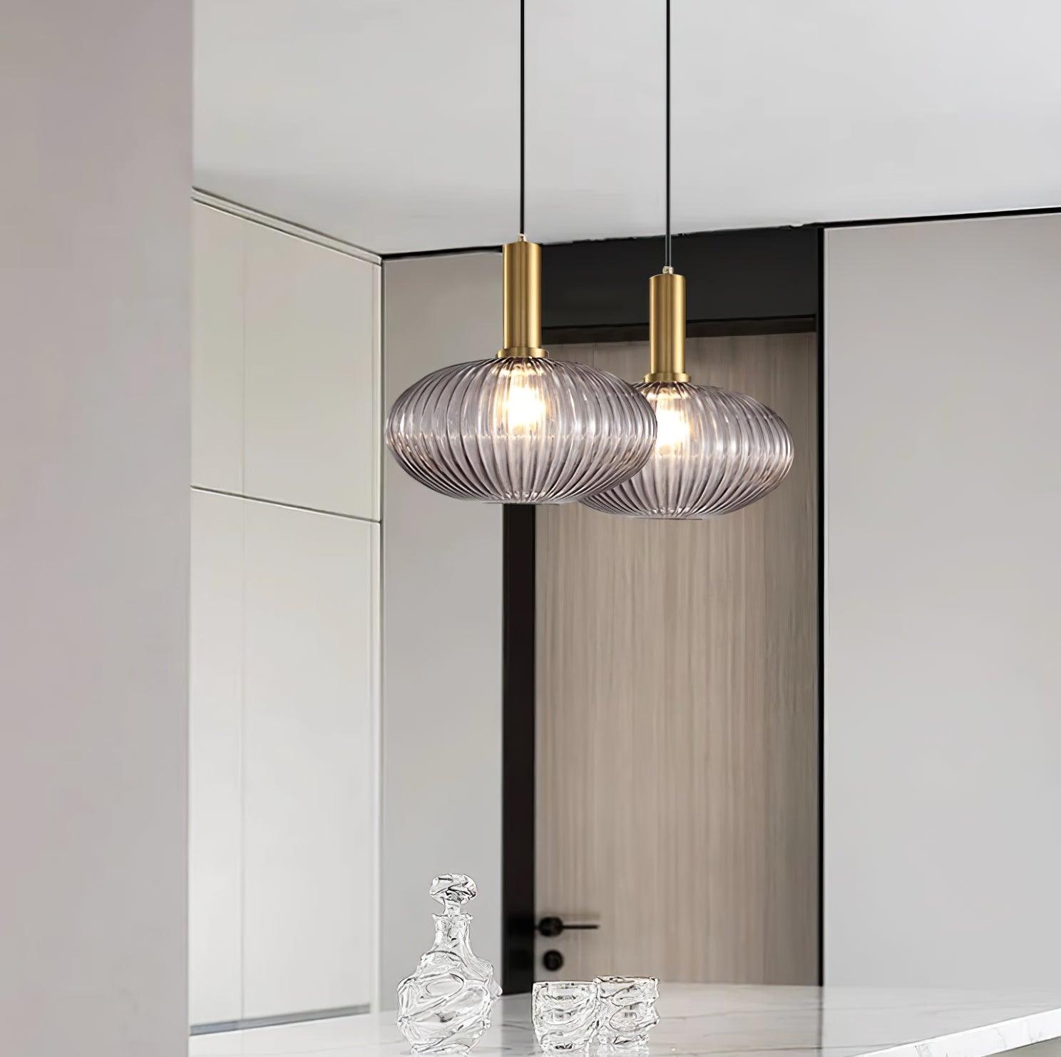 Sagemarro Ribbed Pendant Light