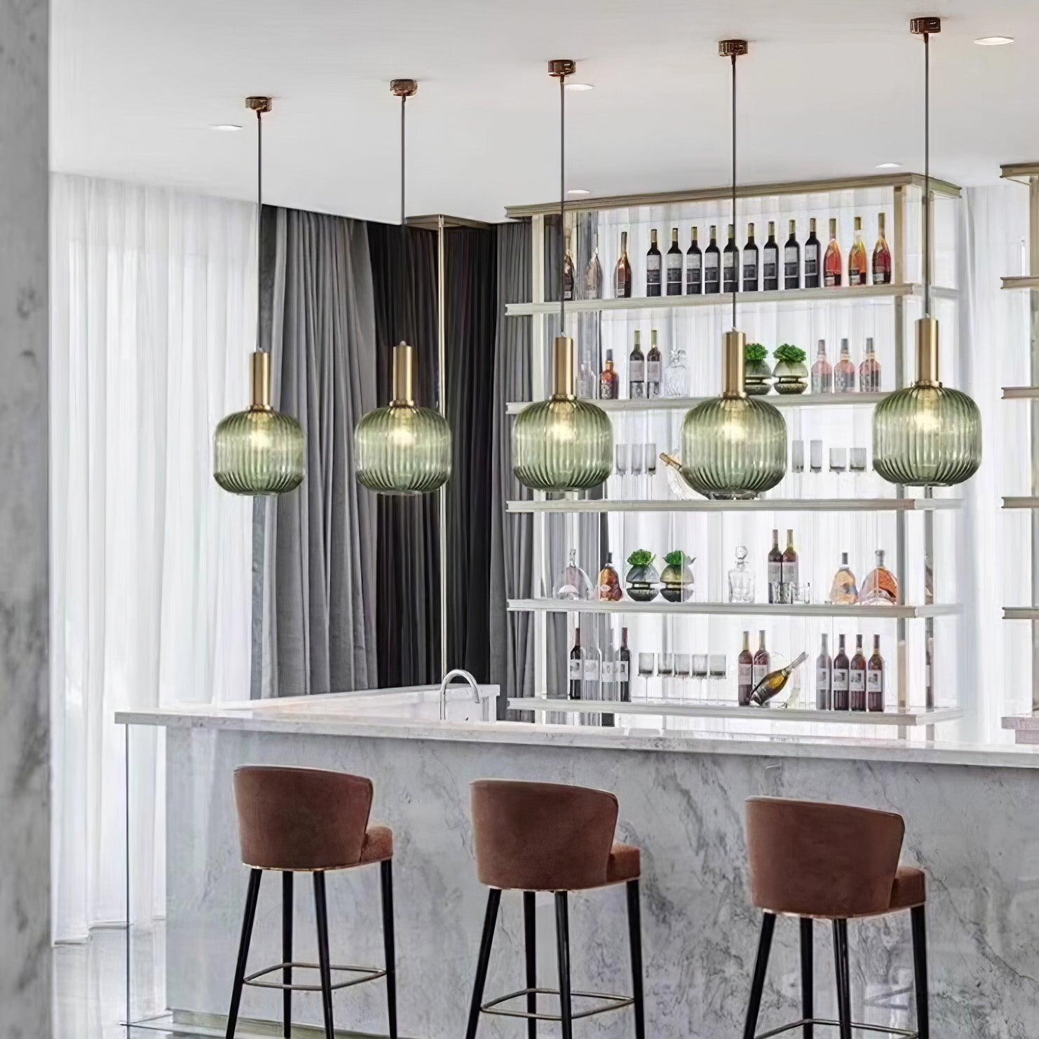 Sagemarro Ribbed Pendant Light