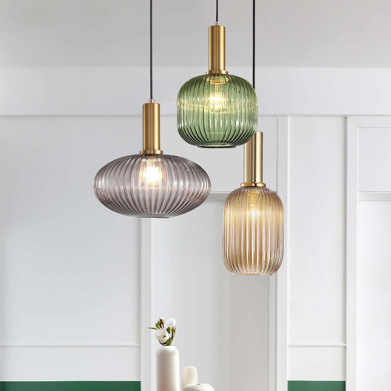 Sagemarro Ribbed Pendant Light