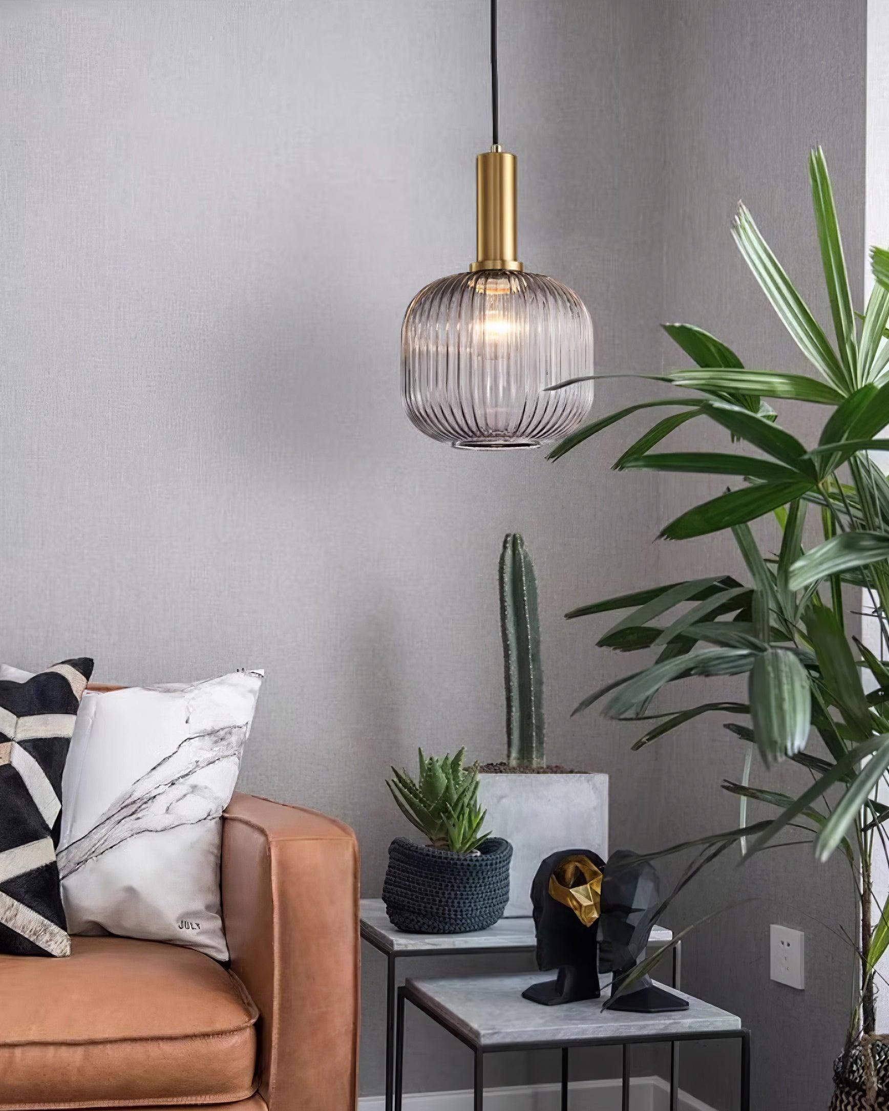 Sagemarro Ribbed Pendant Light