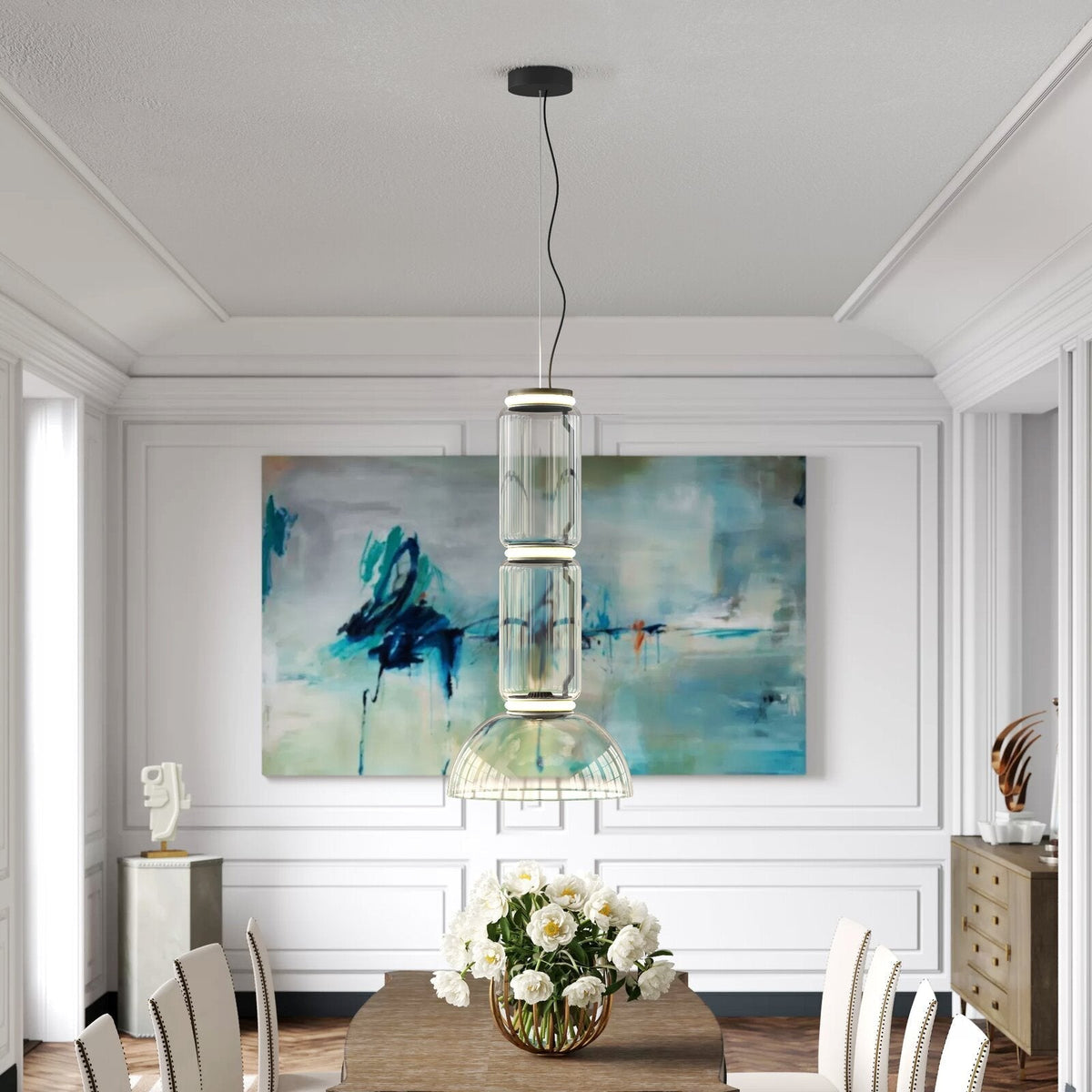 Cylindrical LED Pendant Light – detail 11