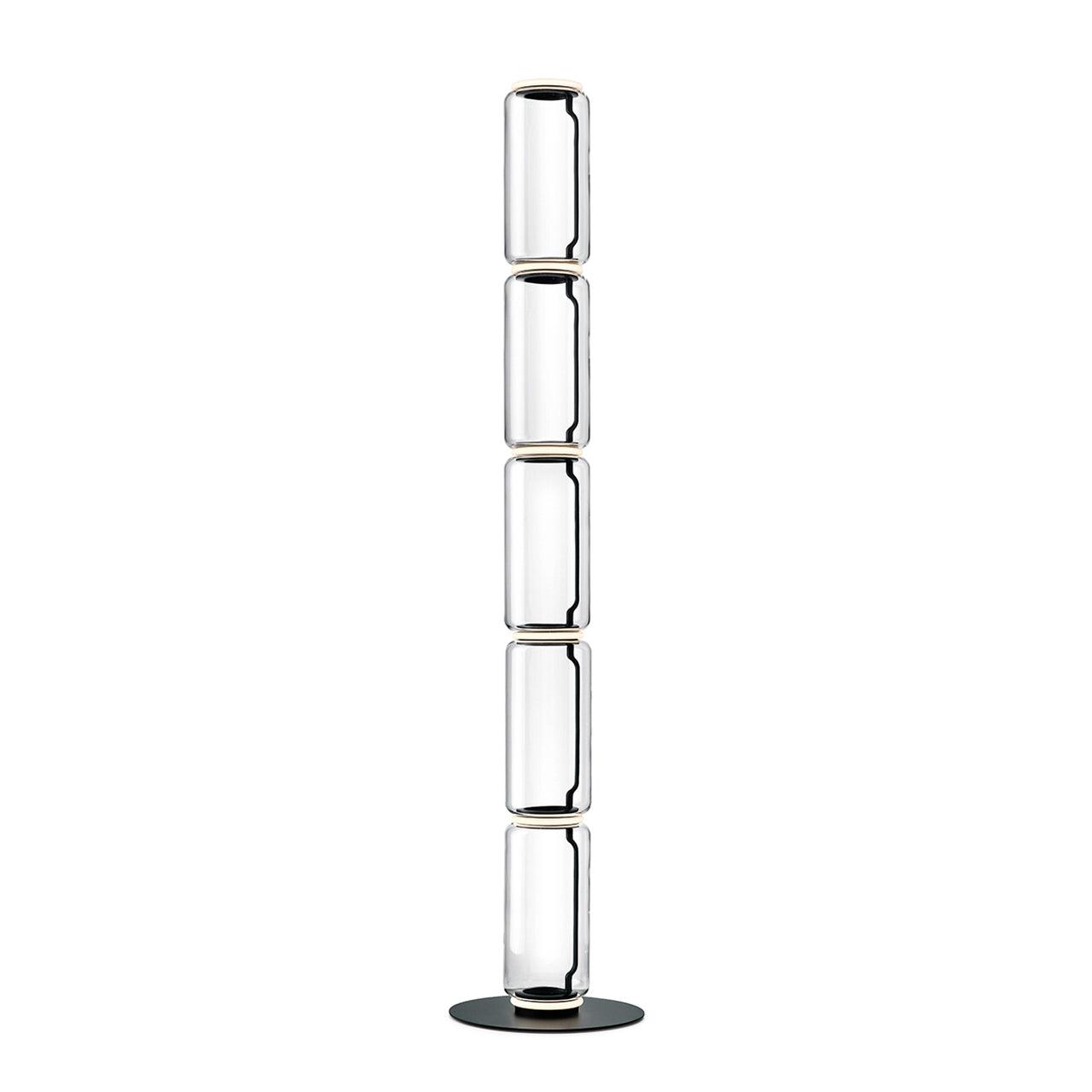 Mevvilzo Cylindrical Glass Floor Lamp