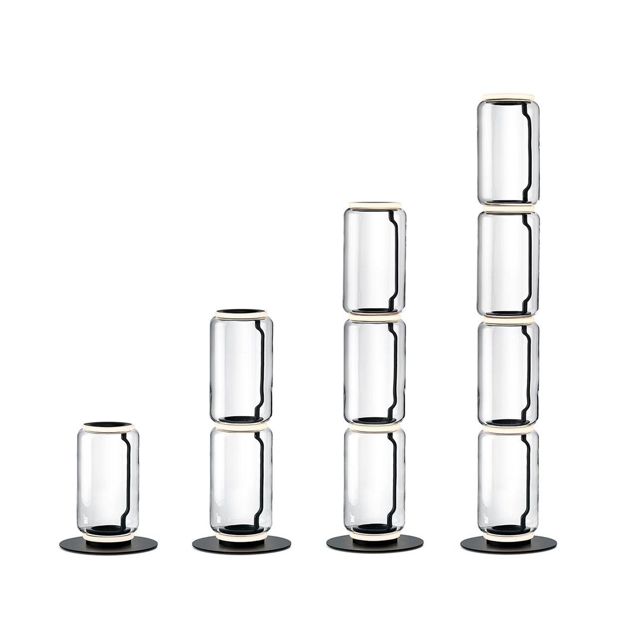 Mevvilzo Cylindrical Glass Floor Lamp