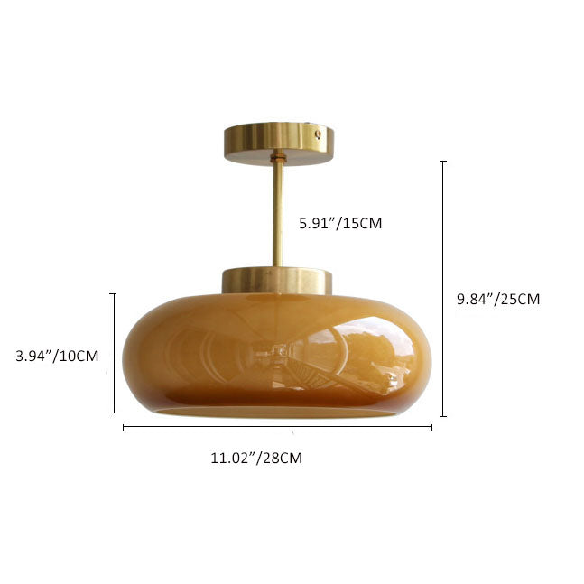 Coveral Semi Flush Ceiling Light