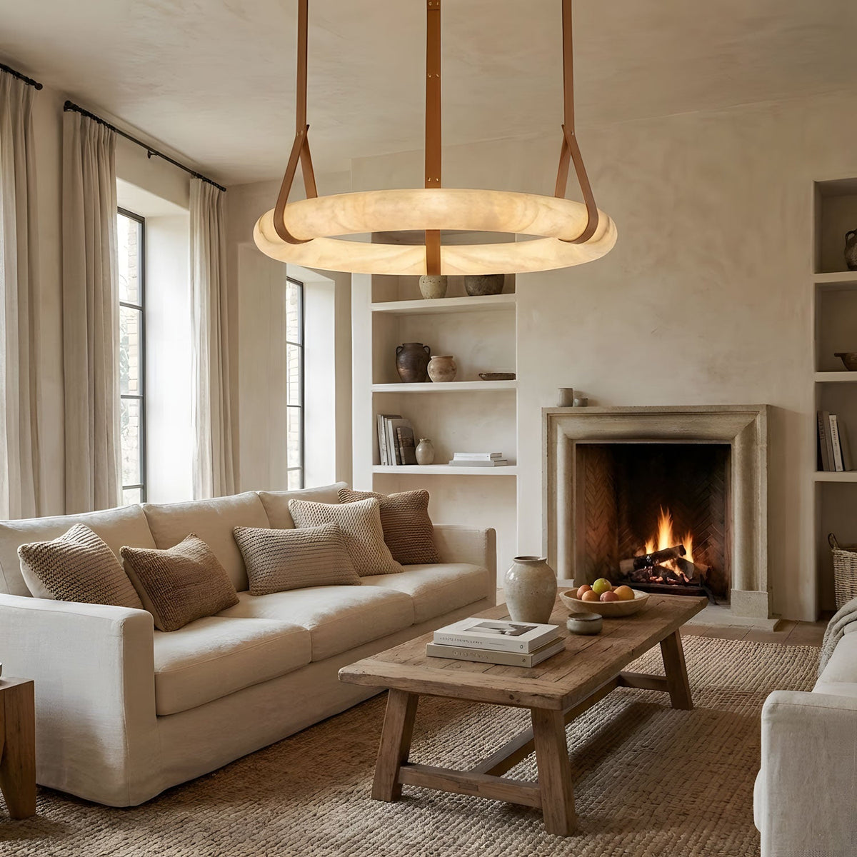 Oslo Alabaster Pendant Light A – detail 6