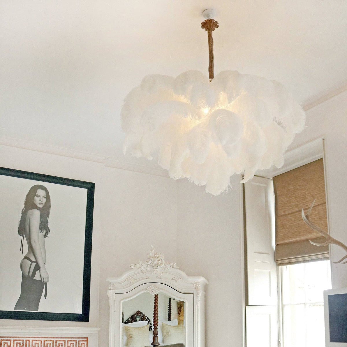 Dekorfine Ostrich Feather Chandeliers — Detail View 46
