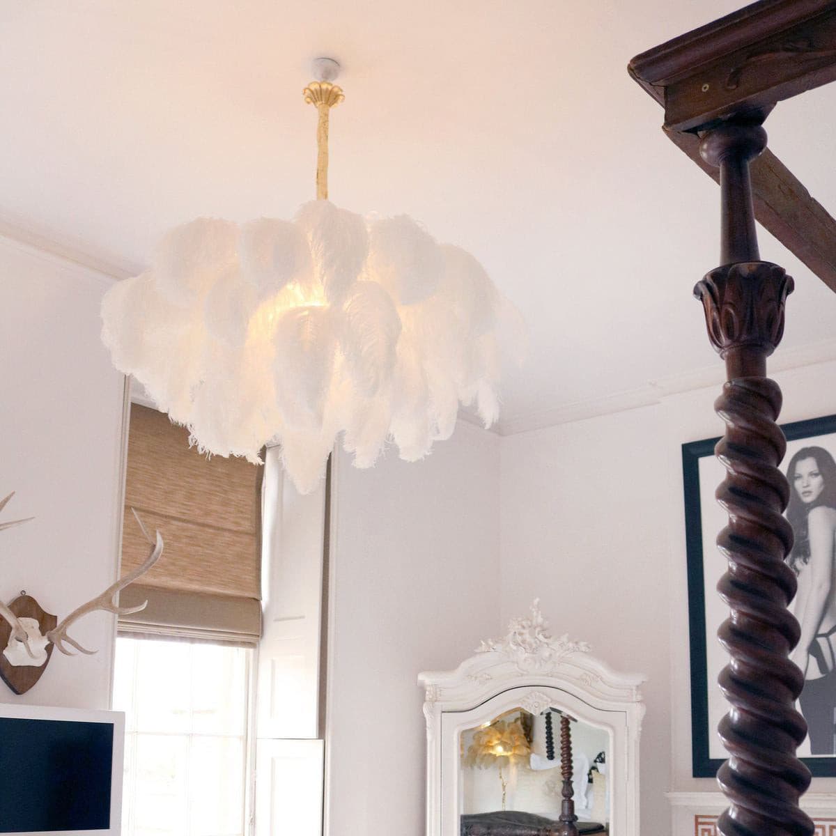 Ostrich Feather Chandeliers – detail 8
