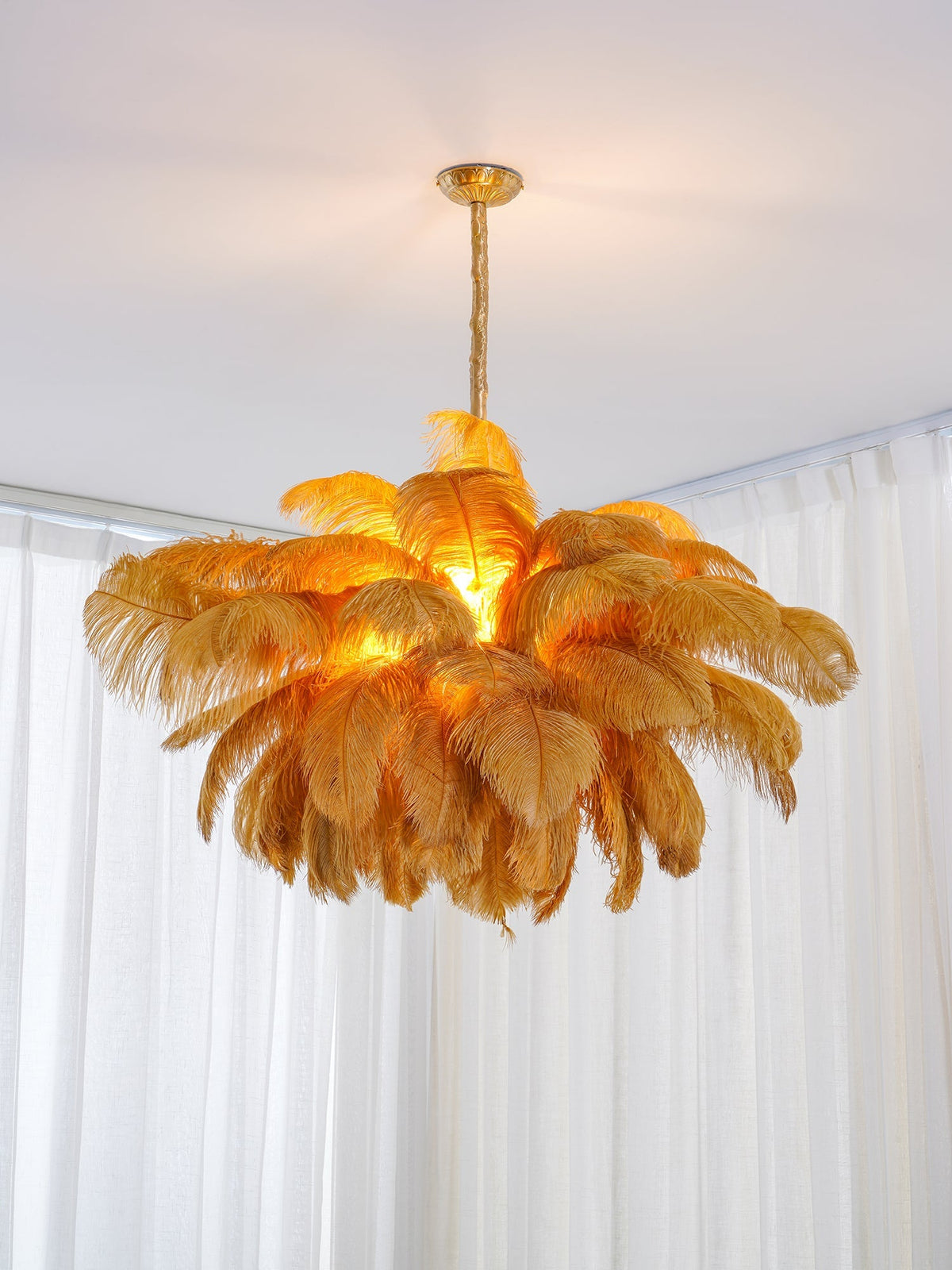 Ostrich Feather Chandeliers – detail 15