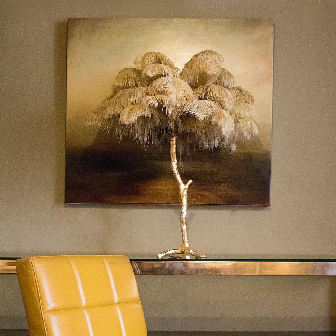 Ostrich Feather Table Lamp – detail 24