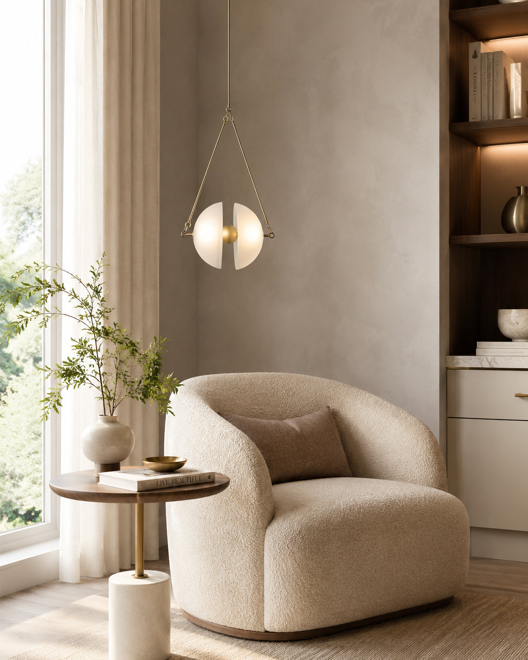 Orenino Sculptural Pendant Light