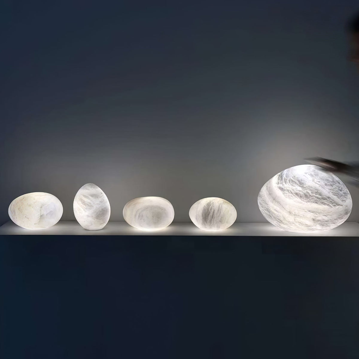 Pebbles Alabaster Pendant Lamp – detail 4