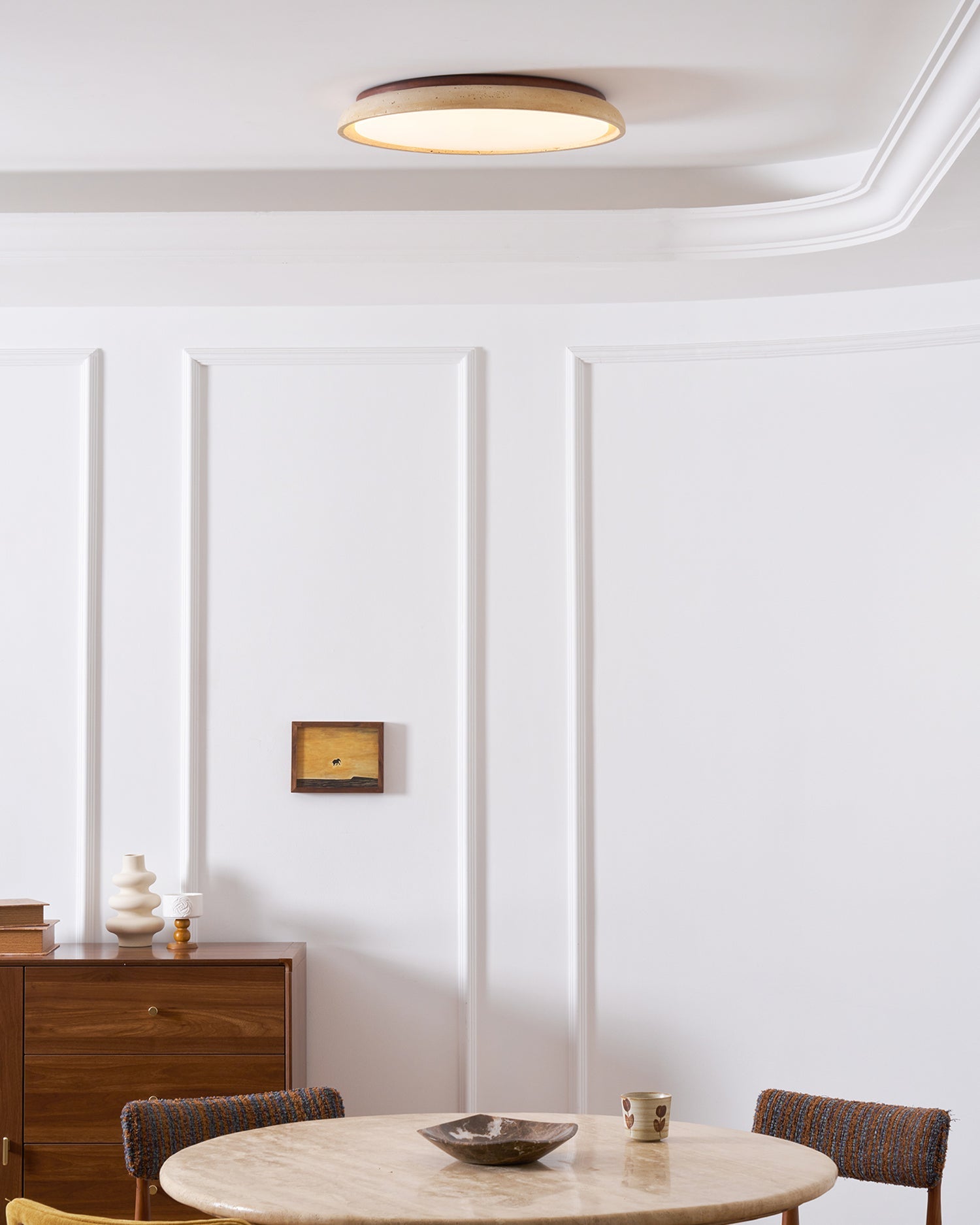 Zanli Travertine Ceiling Light