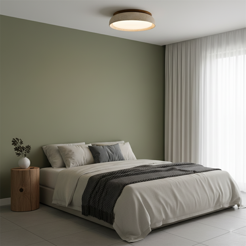 Zanli Travertine Ceiling Light
