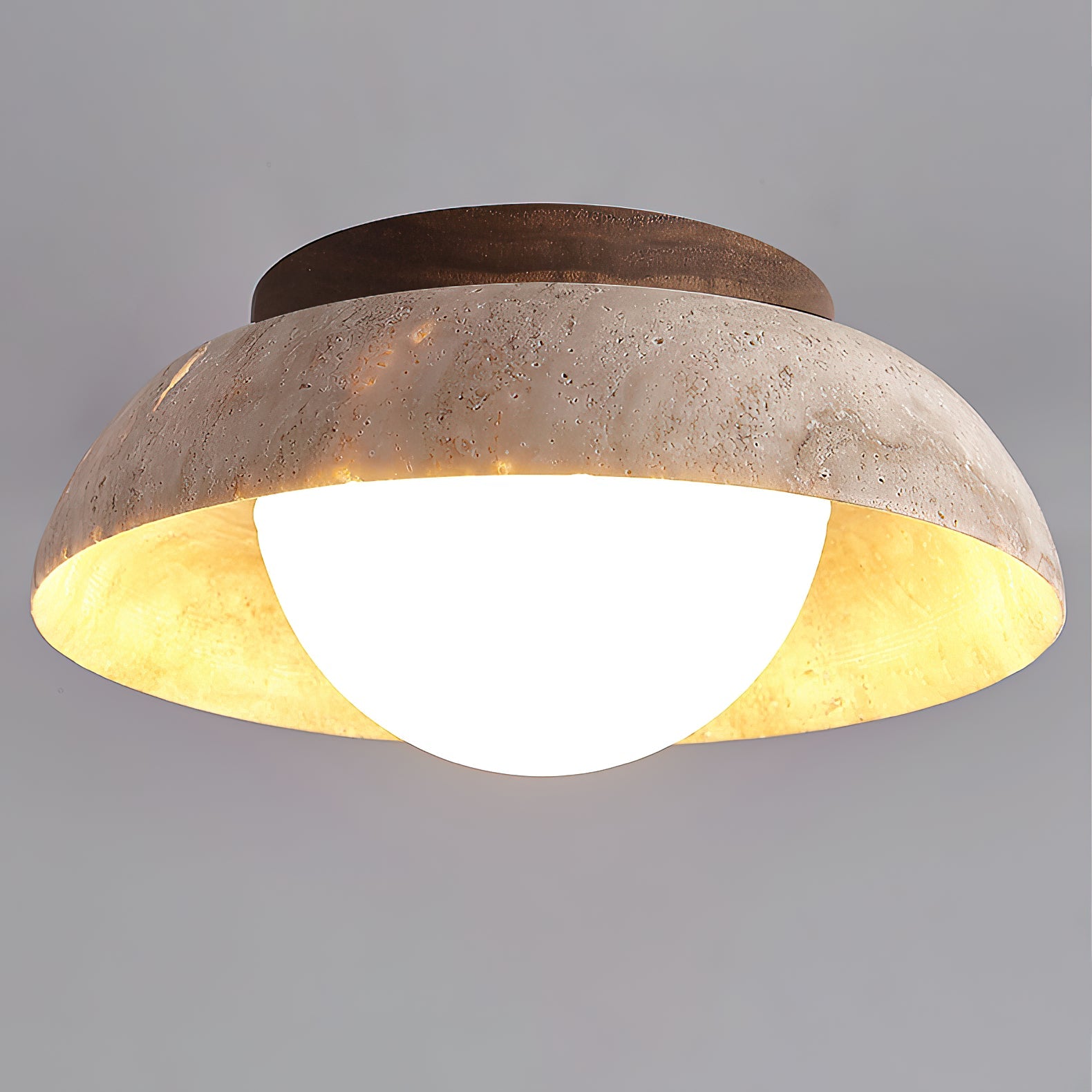 Kirocove Travertine Ceiling Light