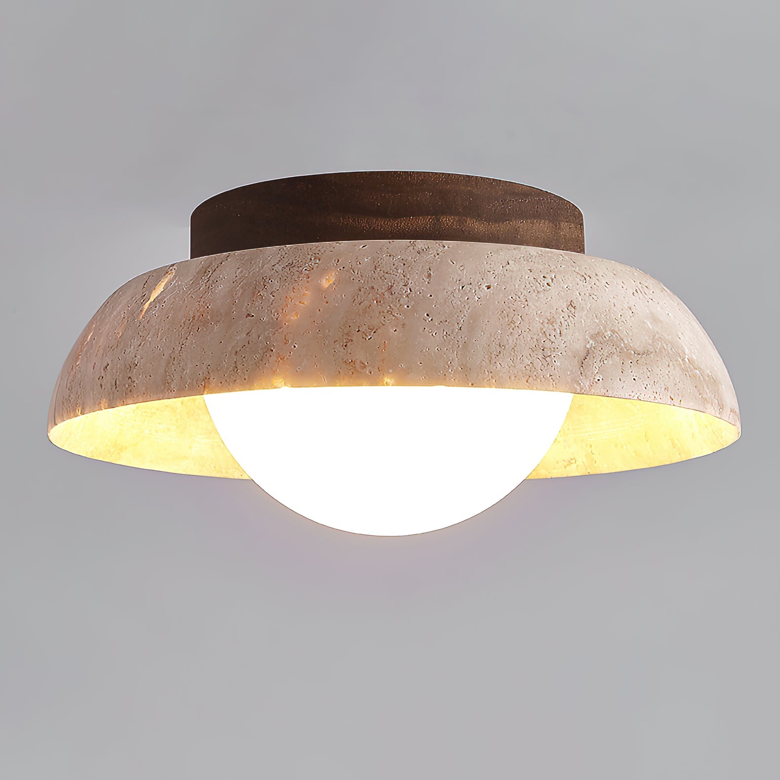 Kirocove Travertine Ceiling Light