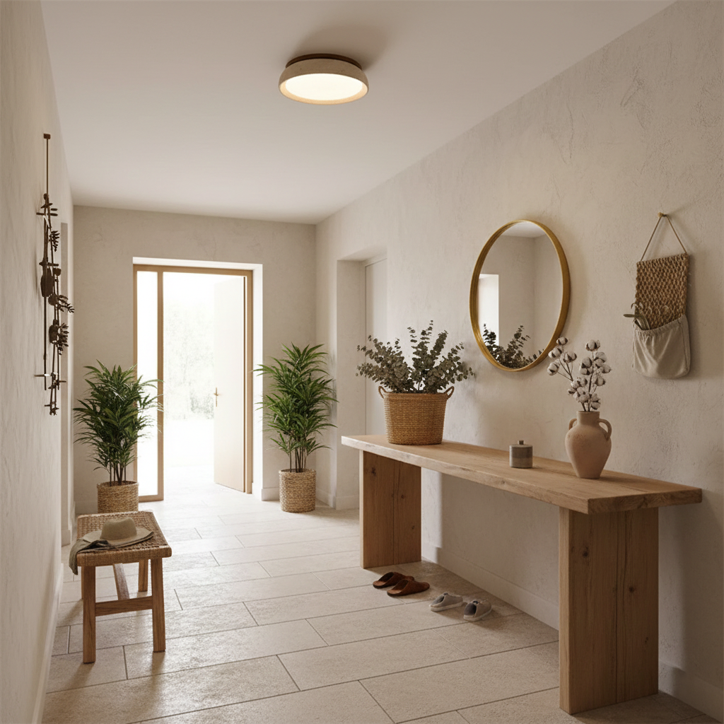 Zanli Travertine Ceiling Light